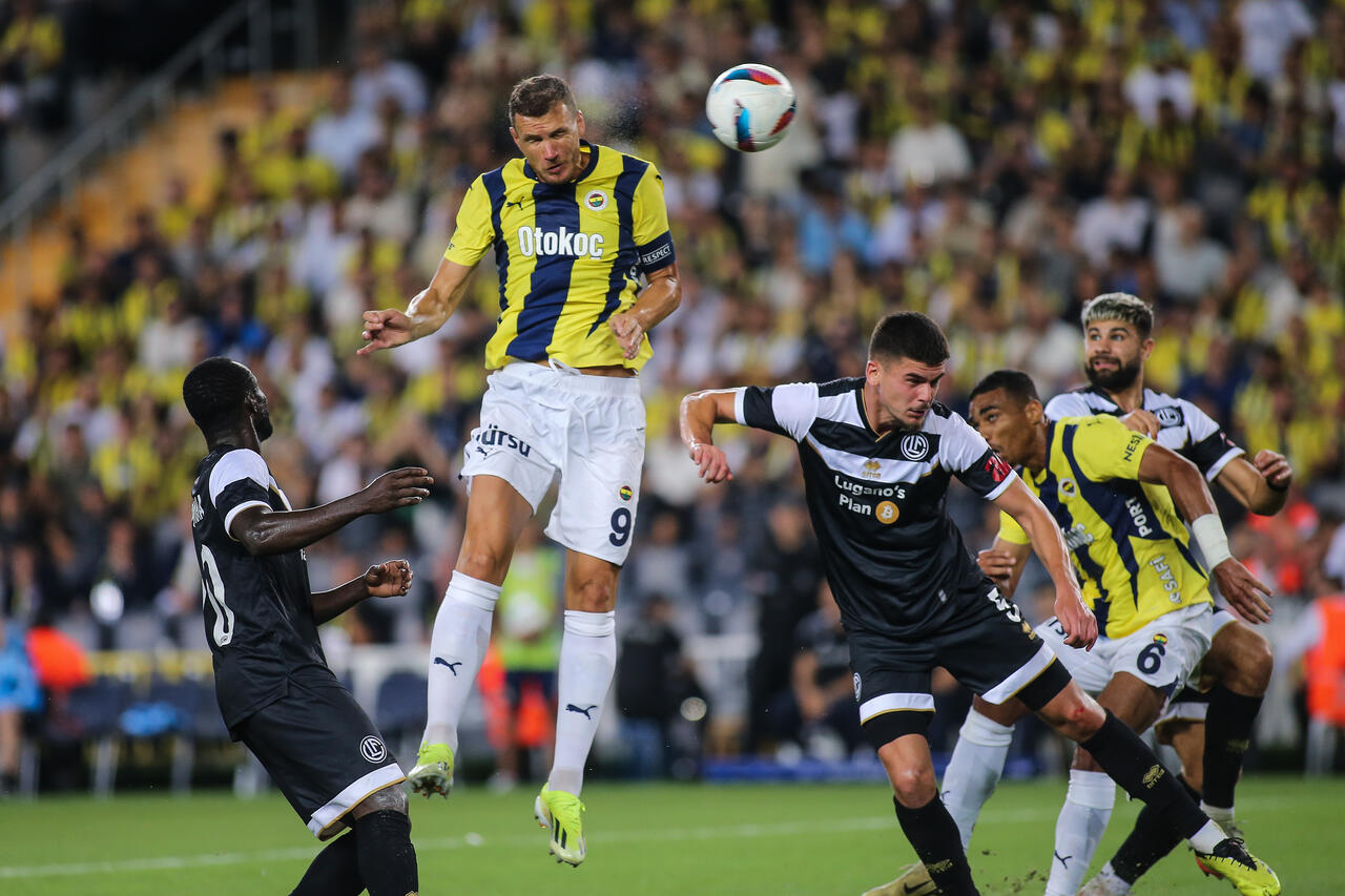 Edin Dzeko (Photo by Ahmad Mora/Getty Images Via OneFootball)
