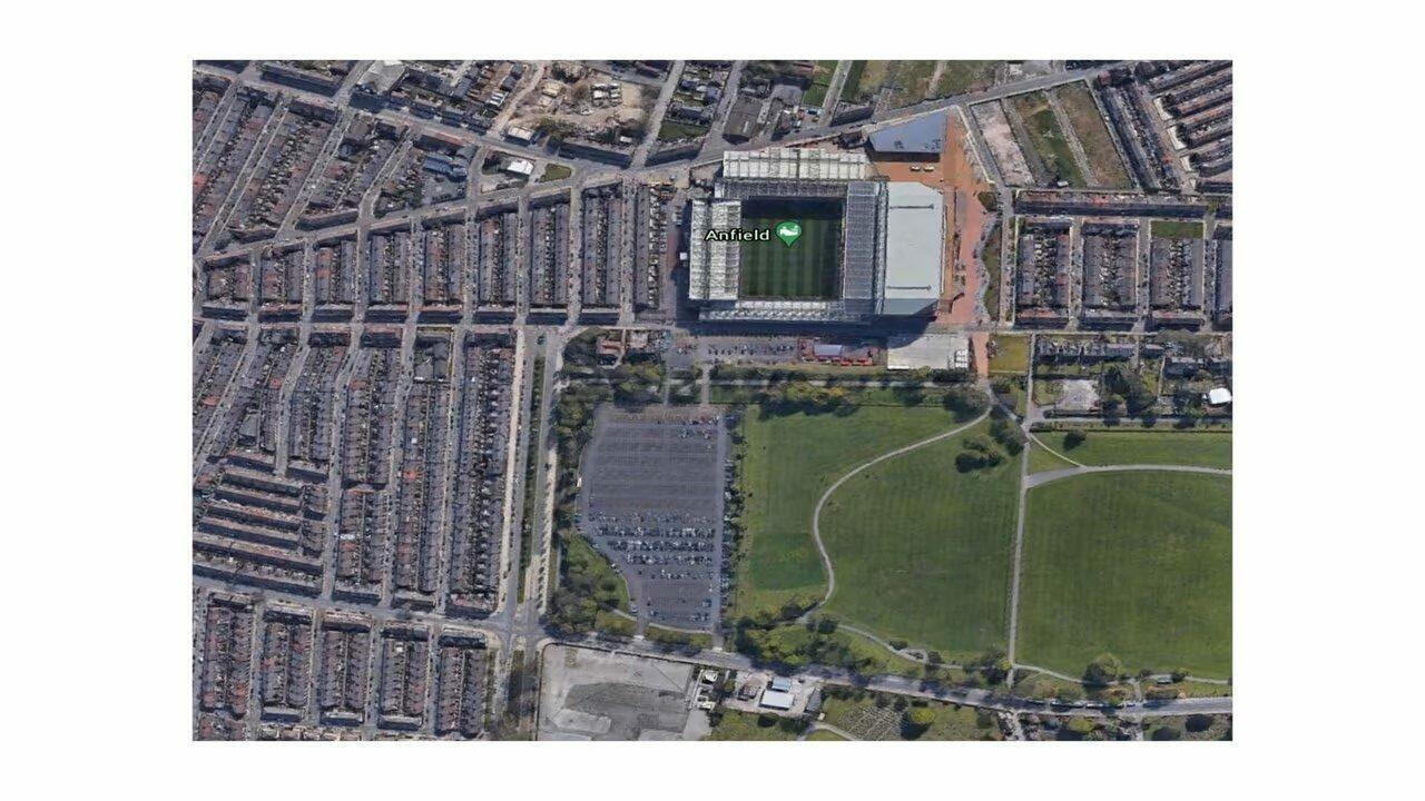 Anfield Google Maps