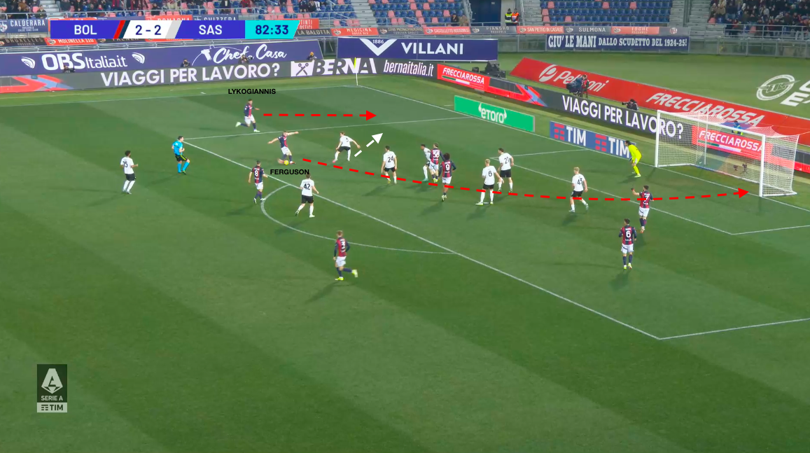Il gol di Ferguson