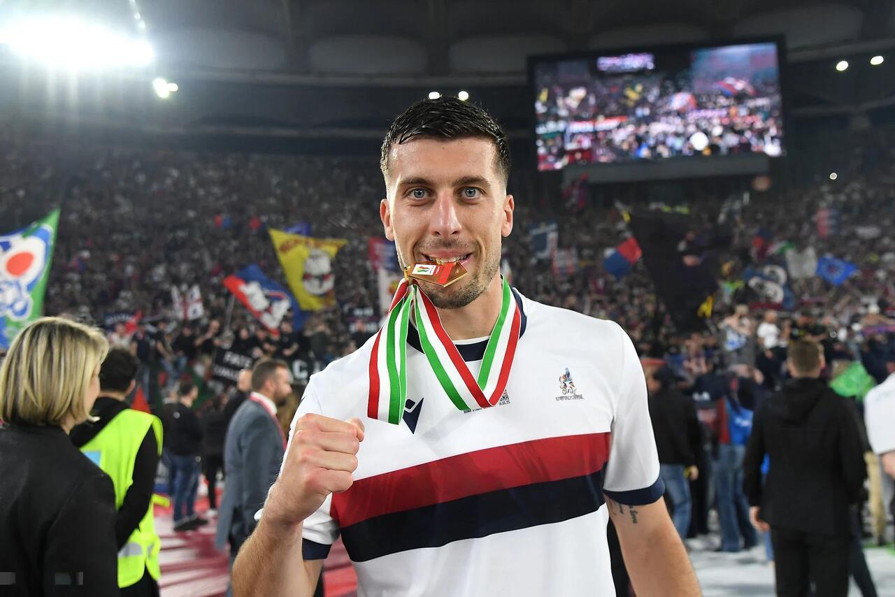 Casale dopo la vittoria della Coppa Italia