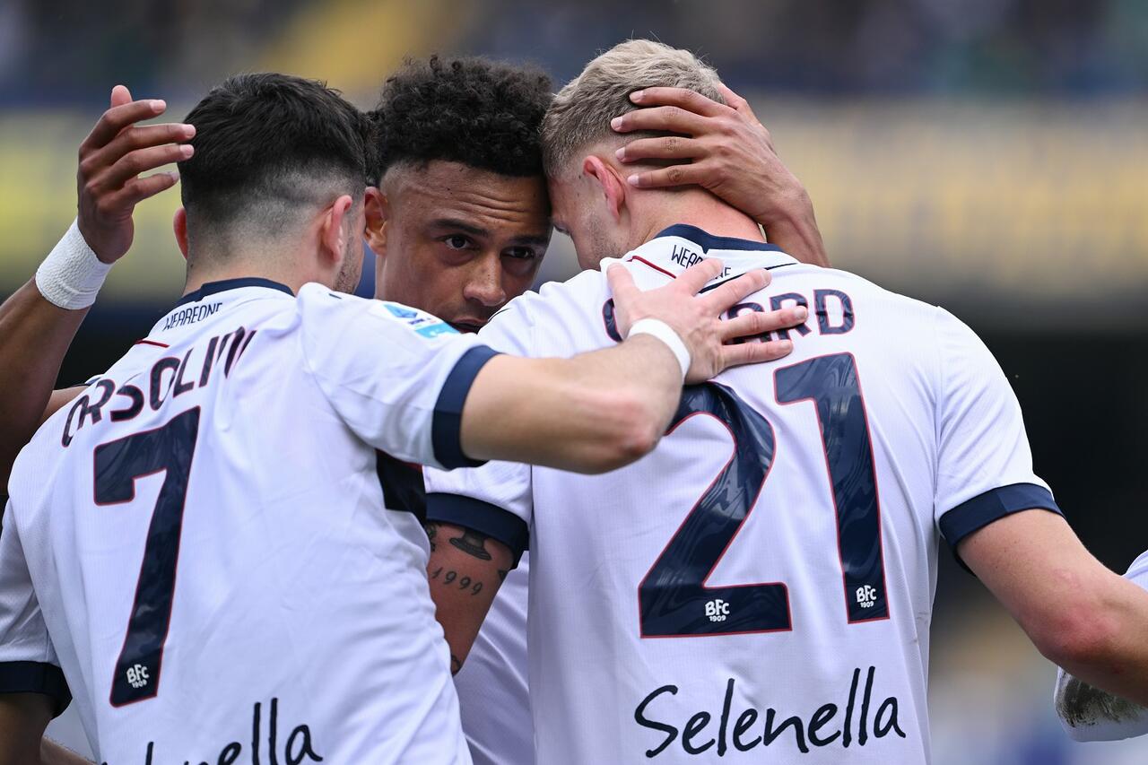 Jens Odgaard, Riccardo Orsolini e Dan Ndoye