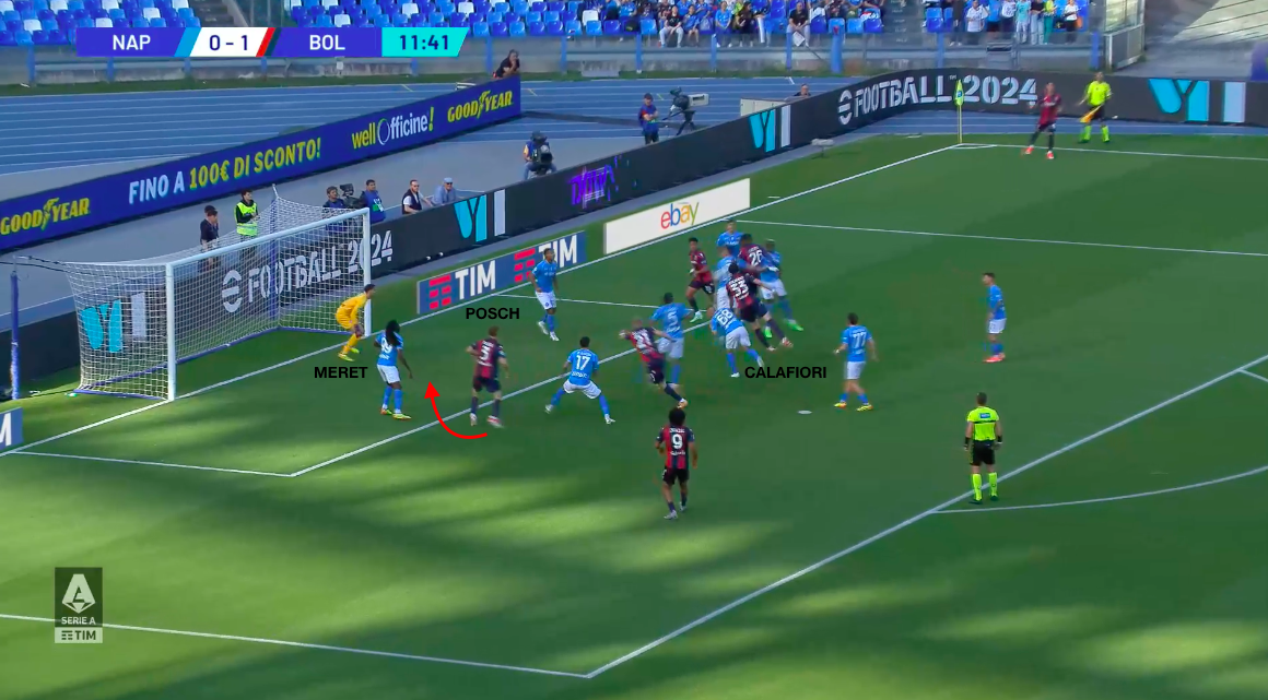 Il gol di Posch del 0-2