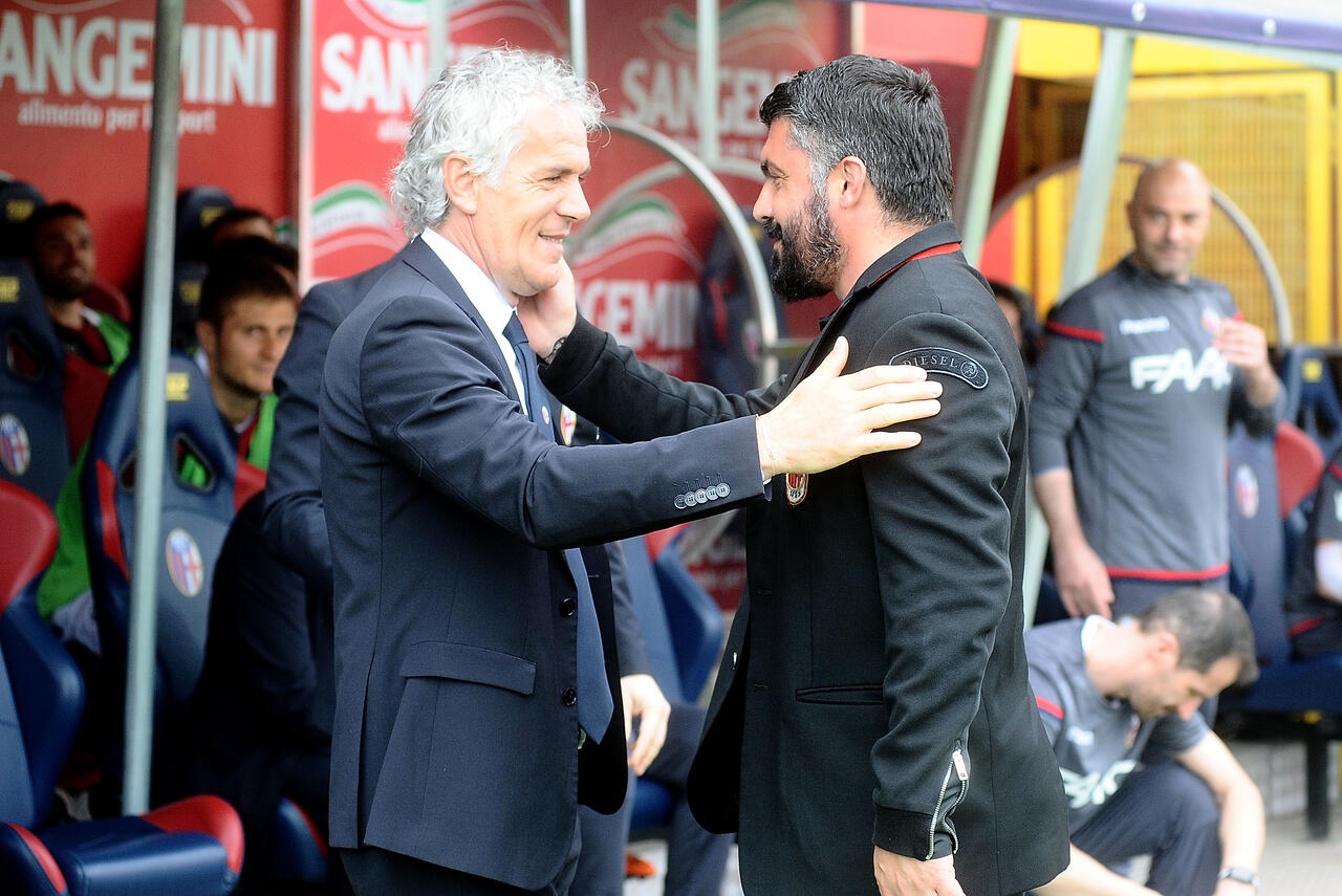Roberto Donadoni e Gennaro Gattuso