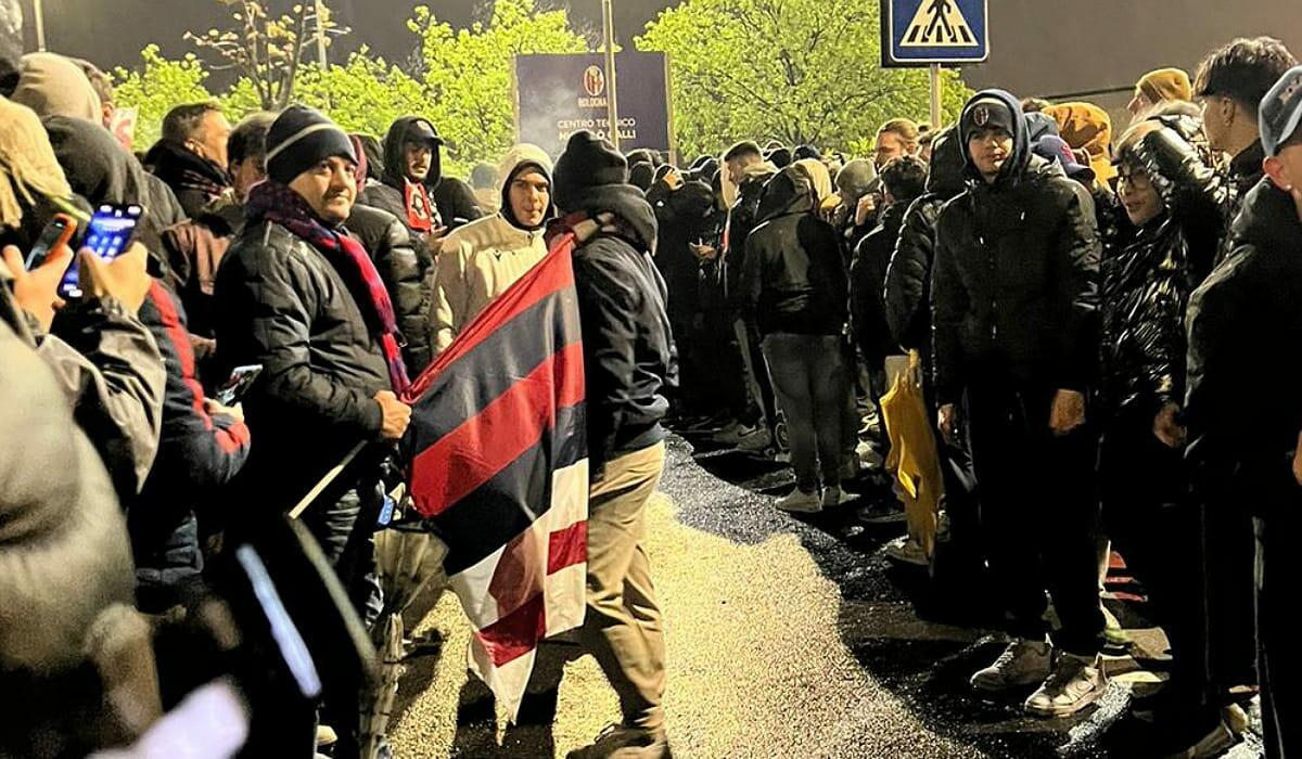 Tifosi a Casteldebole