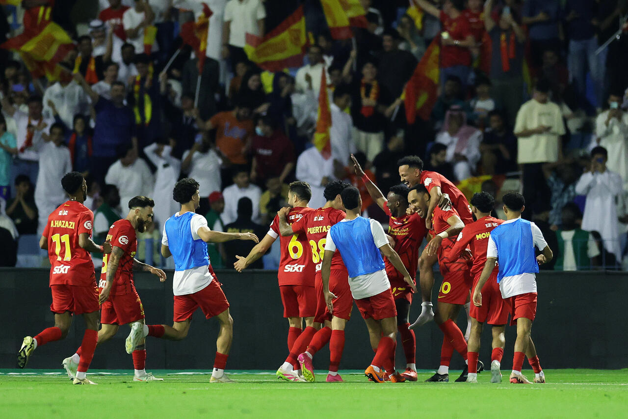 L’Ad Qadsiah festeggia il gol