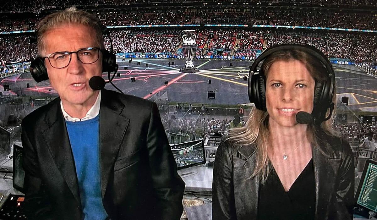 Katia Serra e Stefano Bizzotto in telecronaca