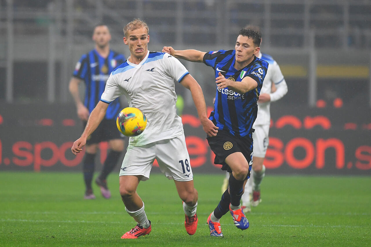 Kristjan Asllani (Photo by Marco Rosi - SS Lazio/Getty Images Via OneFootball)