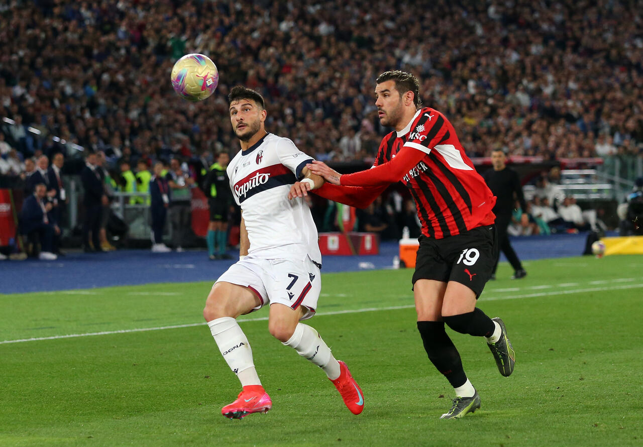 Riccardo Orsolini e Theo Hernandez