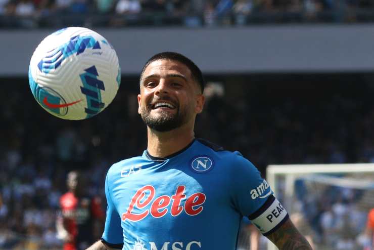 Insigne in azione