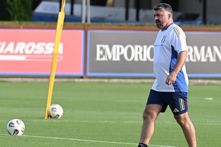 Gattuso allenamento Italia