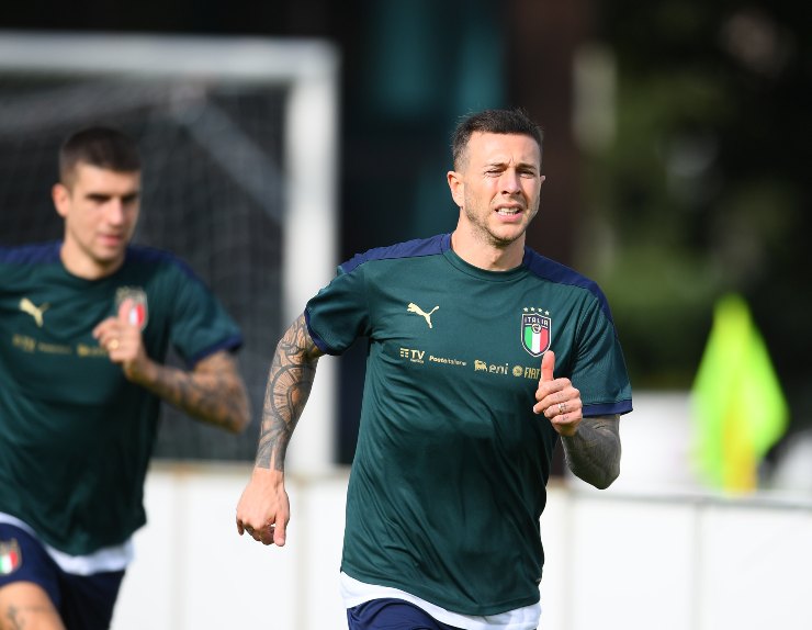 Bernardeschi si allena