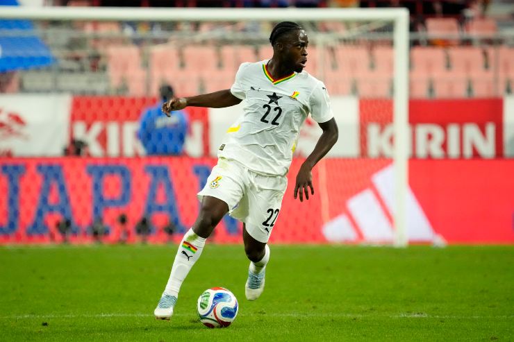 Ibrahim Sulemana con il Ghana