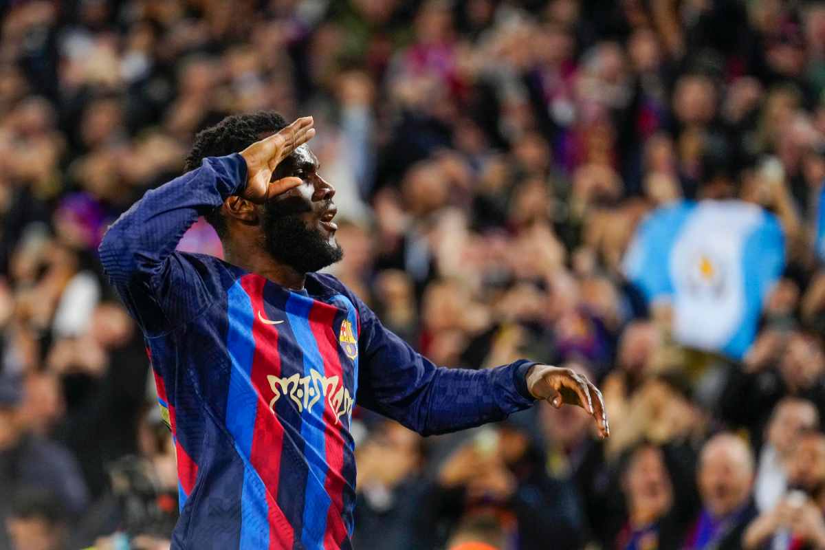 Kessié con il Barcellona