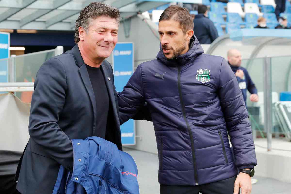 Mazzarri Dionisi in panchina