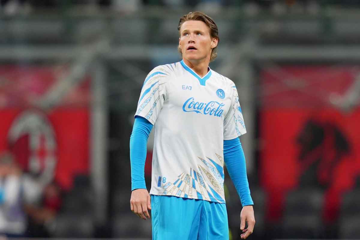 McTominay con il Napoli