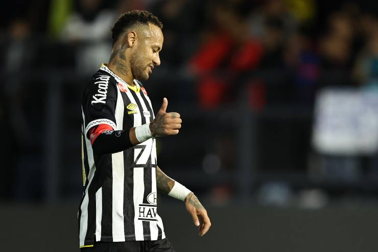 Neymar in azione