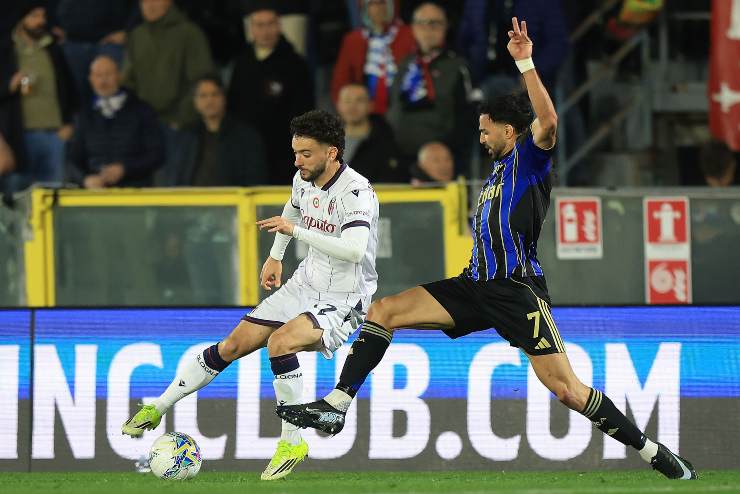 Joao Mario e Mehdi Leris in contrasto