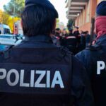 Polizia in primo piano