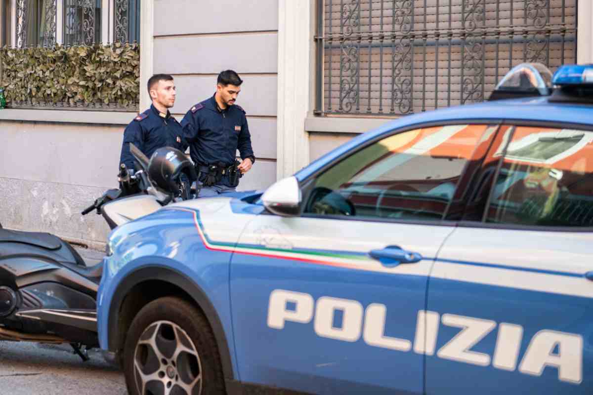 Polizia per strada