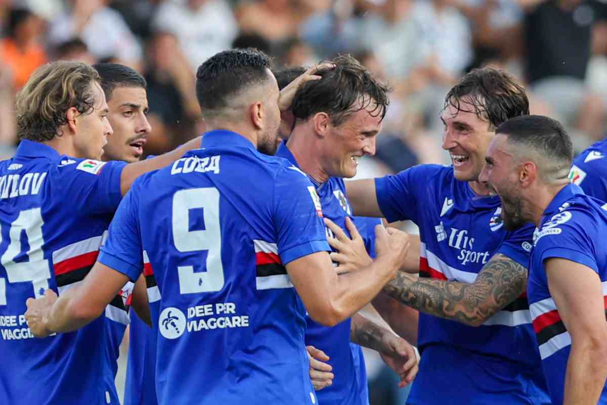 Sampdoria esultanza