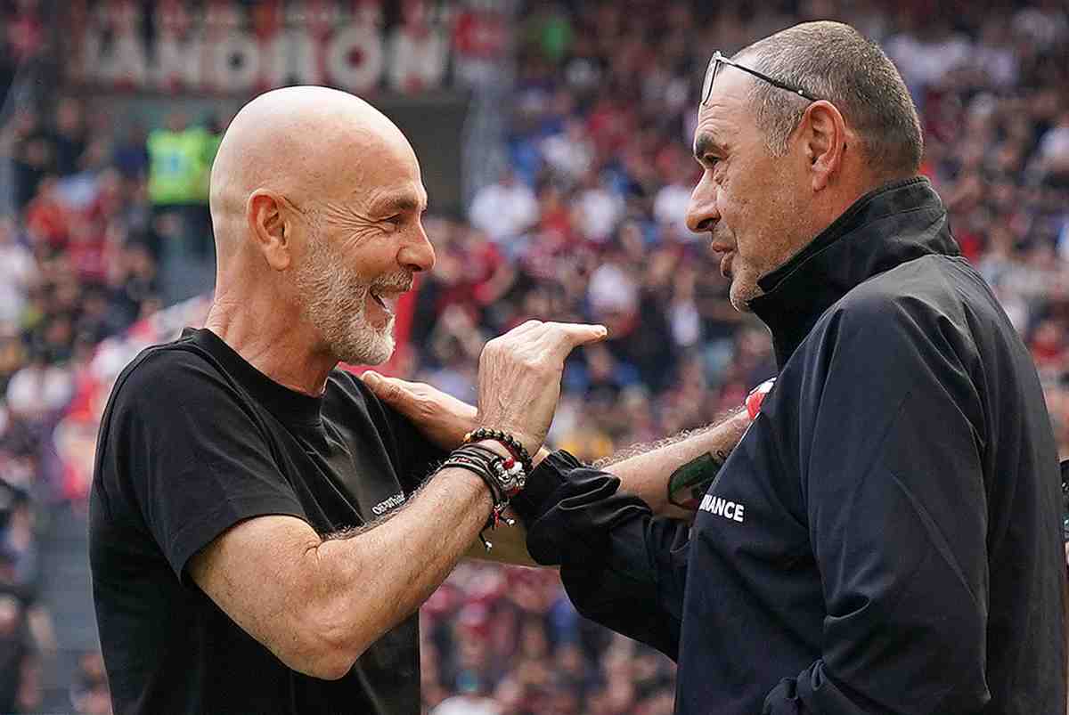 Sarri con Pioli