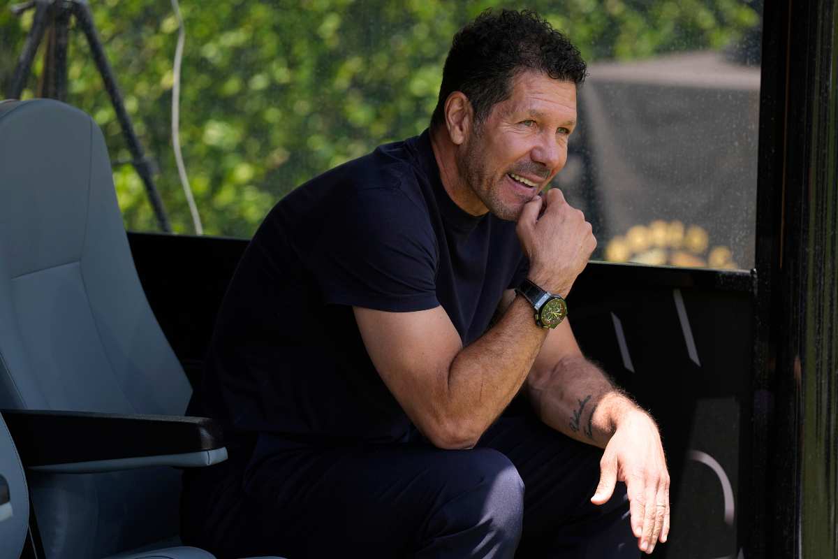 Simeone in panchina