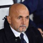 Luciano Spalletti serio e preoccupato