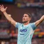 Vlahovic in azione