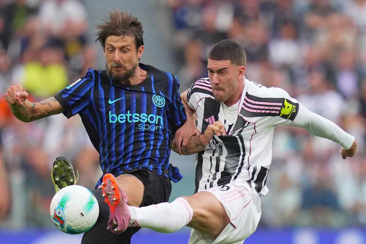 Vlahovic contro l'Inter