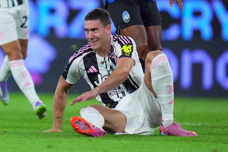 Vlahovic in azione