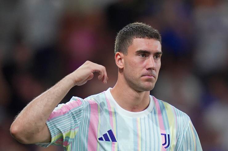 Vlahovic in azione